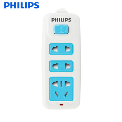 

Philips (PHILIPS) три отверстия штепсельной вилки полосковой линия доска общая длина 1,8 м-битном портативного путешествия монтажной платы / сопротивление полоса гнезда новой безопасности GB для детей