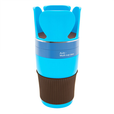 

TIMMOTU XZB02 Multifunctional Car Cup Holder Car Cup Holder Car Drink Holder Ashtray Mobile Phone Holder Rotary Cushion Storage Rack Storage Box Brown
