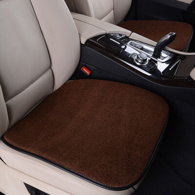 

Antarctic nanjiren car seat cushion winter cashmere cushion imitation wool sofa cushion cushion cushion universal one padded 45 × 45cm brown