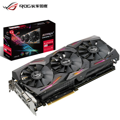 

ASUS ROG-STRIX-RX580-T8G-GAMING 1431MHz 8G / 8000MHz 256bit GDDR5 PCI-E Graphics