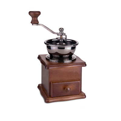 

Classical Wooden Mini Coffee Grinder Manual Coffee Mill With High-quality Porcelain Movement460962