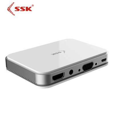 

Biao Wang SSK WiFi wireless interface device HDMI VGA dual interface screen player airplay mobile phone computer projection mirror TV push treasure 24G 5 G Z300