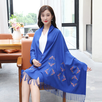 

Shanghai stock (STORY Of SHANGHAI) ladies scarves autumn and winter warm shawl white