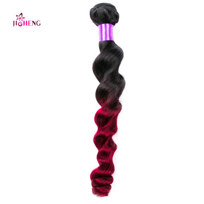 

Indian human hair loose wave ombre hair 1 bundle only 100g