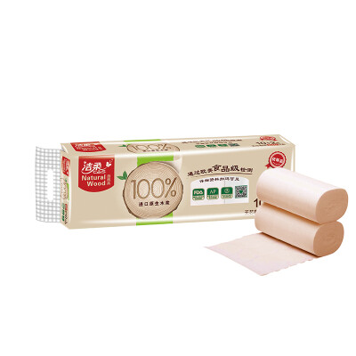 

Clean soft (C & ) roll of natural wood silky thick 4 layer 140g toilet paper * 10 volumes (low whiteness available for mother and child Tissue