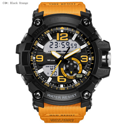 

Fashion Brand Sports Watches Men LED Digital Quartz Wristwatch Water Resistance 30M