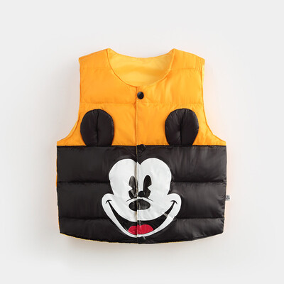 

New mickey mouse children down vest latest children clothing boys vest girls clothes / child vest ultra light outwear coat TZ147