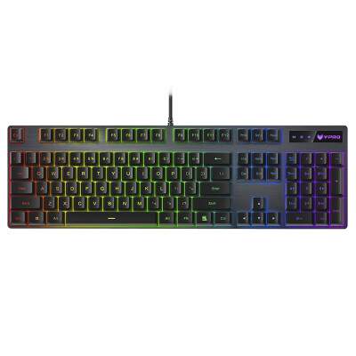 

Rapoo V806 104-key OMRON shaft mechanical keyboard RGB backlit keyboard Gaming keyboard Gaming keyboard Gaming keyboard Black