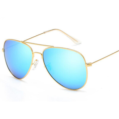 

Peekaboo New fashion men polarized sunglasses metal blue pink reflective sun glasses for women brand polarised uv400