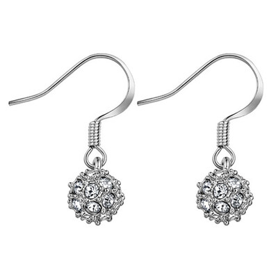

Yoursfs® New Hot Fashion Silver Plated Personality Ball Spherical Vintage Stud Earrings Jewelry