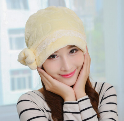 

Autumn and winter thick coral cashmere cap cap cap cap wind maternal cap