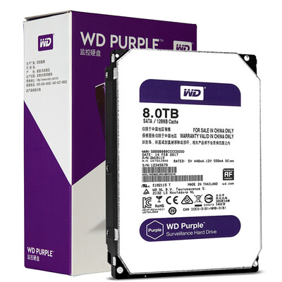 

Western Digital (WD) Фиолетовый дисковые 8ТБ SATA6Gb / с 128M монитор жесткого диска (WD80EJRX)
