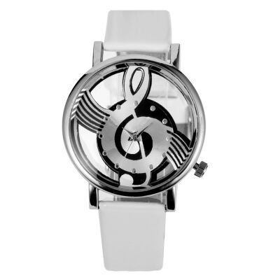 

Fashion Leather Band Stainless Steel Analog Quartz Women Mens Wrist Watch