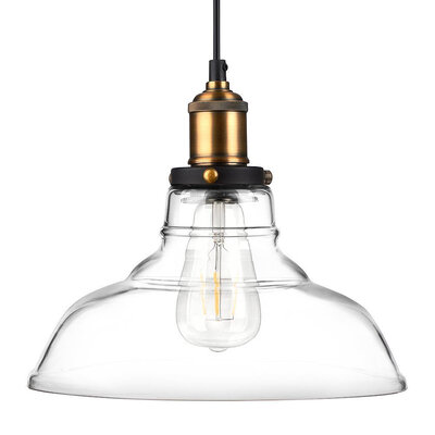 

BOKT Pendant Lights Hanging Glass Ceiling Mounted Chandelier Fixture Vintage Industrial Edison Glass Ceiling Pendant Lighting