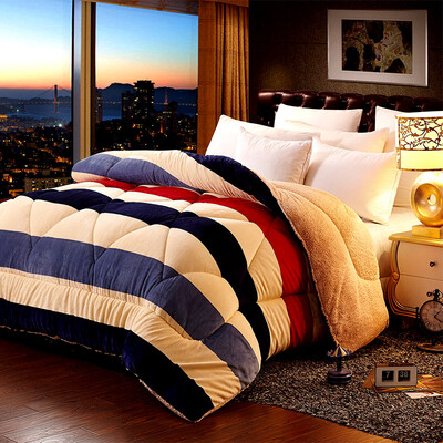 

Kou Zi (COZZY) quilts Home Textiles thick imitation lambskin winter comfortably skin permeable winter quilt warm core 200 * 230cm-6 pounds