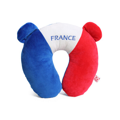 

Jin Yang creative GA Creatives creative fans souvenirs flag U-shaped pillow Office nap pillow neck pillow pillow creative gift France 30cm