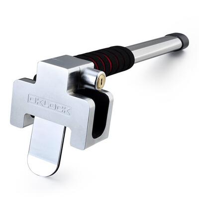 

Jingdong Supermarket] Oakland Steel A lock car steering wheel lock safety hammer car anti-theft lock T6 black
