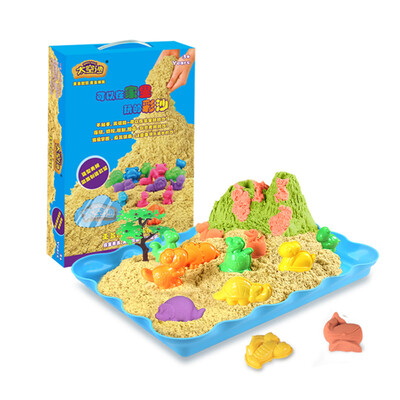 

Space sand (SPACE SAND) toy sand color sand Mars power color sand children's DIY toys dinosaur set MS-800G