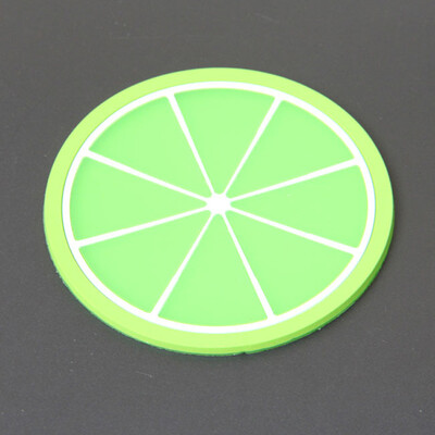 

Кухня Home Living Jelly Color Fruit Shape Coasters Силиконовые ковриковые коврики Креативные противоскользящие изоляционные коврики