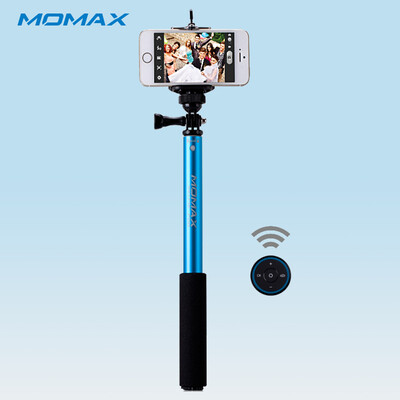 

MOMAX TRS2Y Bluetooth Selfie для Apple / Samsung / Huawei blue