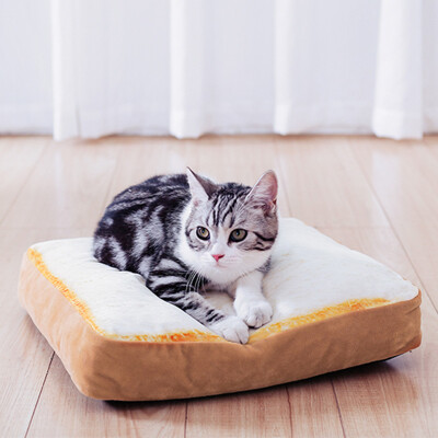 

Huayu pet (hoopet) kennel teddy small dog winter warm sliced ​​toast cushions quilt washable bread cat mat