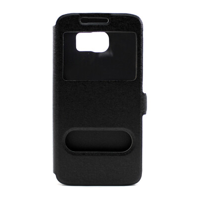 

Window Screen View Touch PU Leather Flip Stand Cover Case for Samsung Galaxy S6