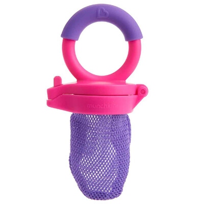 

Munchkin baby fresh food bite bag fruit food supplement McKenzie infant child molar training bag 43101 random color