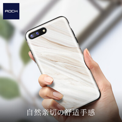

Локк (ROCK) Apple 7plus / 8plus телефон оболочки iphone7 / 8plus все включено защитный рукав силикона мягкая оболочка уронить элементы сопротивления серии белый мрамор