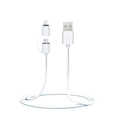 

TOURMAX mobile phone charging cable Apple / Android Type-C data cable 3 in 1 charging cable for iphone6s / 7 / 8x millet / Huawei / Samsung / Meizu mobile phone L01