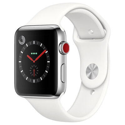 

Apple Watch Series 3 Smart Watch (GPS + сотовая сеть 38 мм Deep Space Black Milanese Strap MR222CH / A)