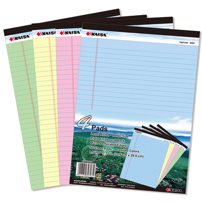 

Kaisa KAISA the United States made this three-hole 100-sheet loose-leaf Notepad A4 216 298mm white 2 loaded
