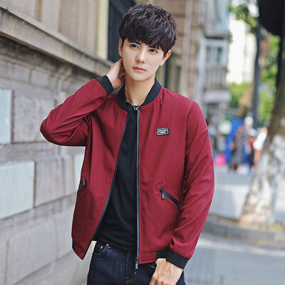 

2017 autumn new men's jacket thin section casual Slim Korean jacket men's clothing as gift for men