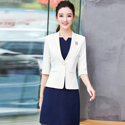 

Markentsee 2017 new women fall professional suit simple fashion dignified air dress dress OL commuter zx1782843 black XXXL