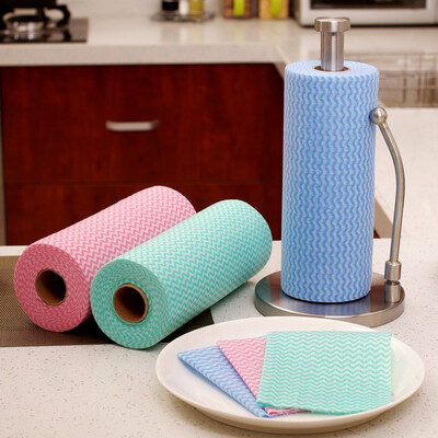 

Jingdong Supermarket Ou Runzhe wipes broken non-woven multi-purpose wiping cloth red blue green 300