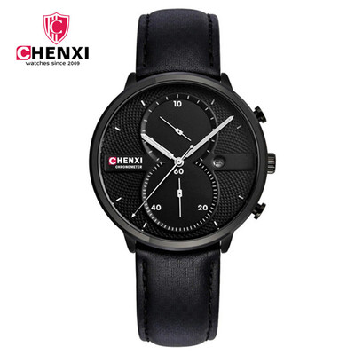 

CHENXI Business Mens Watches 2017 Top Brand Mens Elegant Quartz Wrist Watch Luxury Male Clock
