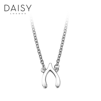 

British DAISY LONDON good margin series wish good bone 925 silver necklace