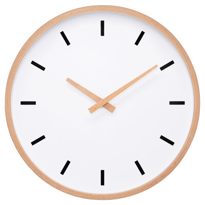 

12 Inch Glass Wooden Wall Clocks Silent Quartz Non Ticking Wall Clocks Living Room Office Wooden Hand Simple Concise Home Decor