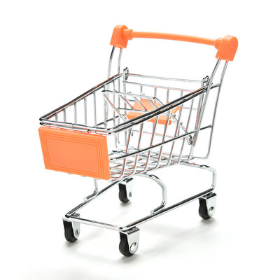 

New Arrival Funny Mini Bird Parrot Mouse Cat Toy Supermarket Shopping Cart Intelligence Growth