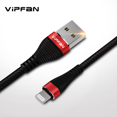 

Only Apple data line iphone8 / 7plus / 6S / X charging cable USB fast charge IPAD power cord Black armor weaving length 1 meter