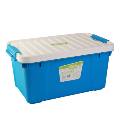 

Billion high EKOA plastic storage box clothing storage box toy storage box special blue&white 50 liters