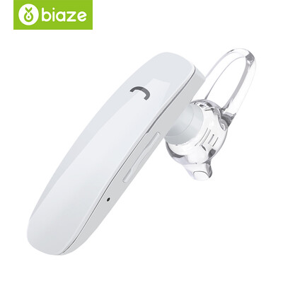 

BIAZE Wireless Bluetooth Headset Mini Stealth Compact Sport Earbud 40 Support Apple 7 6S Andrews D02 Black