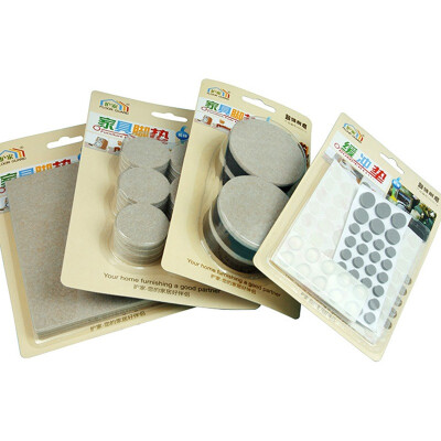 

【Jingdong Supermarket】 Guardian (FLOOR GUARD) HDT29 Felt Table Chair Foot Pad Floor Protection Pad Set Total 6 Cards