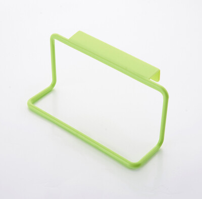 

Kitchen Small Tool Cabinet Door Back Towel Rack Plastic Towel Bar Gadgets Debris Storage Hanging B04