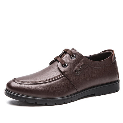 

Aokang men&39s comfortable soft shoes simple low-top shoes business casual shoes 165111572 brown 41 yards