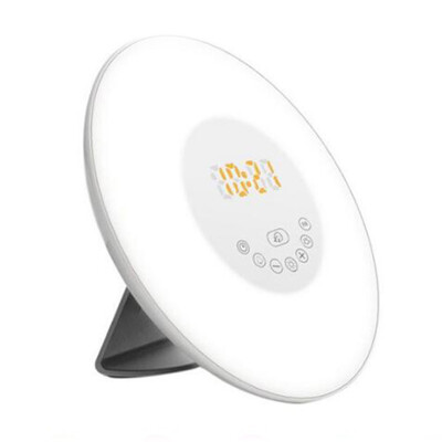 

Multi-function wake-up light radio alarm clock wake-up clock simulation sunrise colorful wake up light