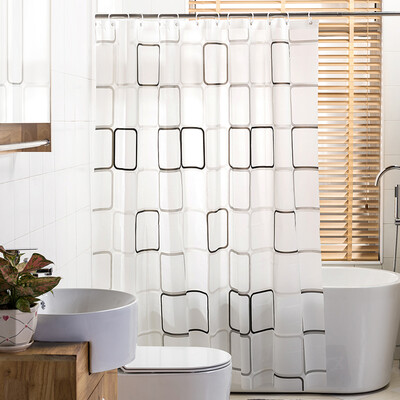 

Jiuzhou deer shower curtain home bathroom shower curtain set shading waterproof thickening mildew bathroom curtain curtain partition shower curtain hanging curtain frame frame love 180200cm