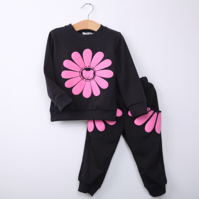 

2Pcs Infant Baby Girls Kids Long Sleeve Sun Flower T-shirt Tops+Pants Outfit Set