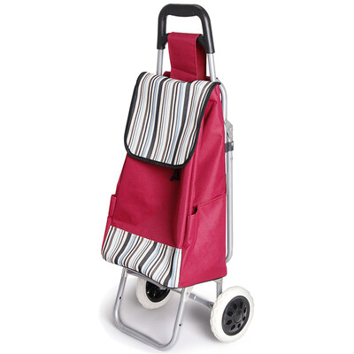 

Mercure guest multifunctional stool portable folding shopping cart stripes