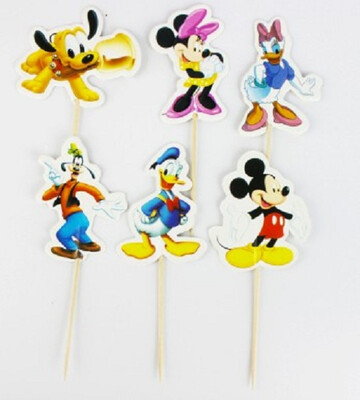 

24pcslot Frozen Esla Anna Snow Freezing Toppers Picks Cupcake Toppers Picks Kid Birthday Party Decorations Evnent Party
