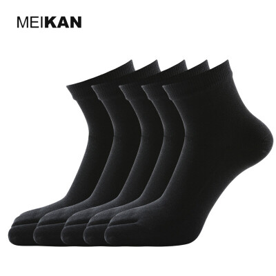 

MEIKAN Toe Socks Cotton Two Finger Ankle Cycling Socks Flip Flop Tabi Black Calcetines Mujer Non Slip Summer Tabi Socks